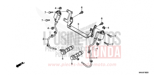 BOBINE D'ALLUMAGE NC750XDH de 2017